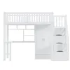 Flieks Lit superposé 90x200 avec armoire, lit surélevé avec Voir les images du produit 6