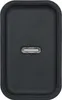 A close-up, top-down view of a black charging case for JBL Wave 200 TWS earbuds. Produktbild-Vorschau