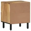 Nachttische 2 Stk. 40x33x46 cm Massivholz Mango 356890 Produktbild-Vorschau 6
