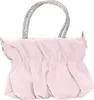Damen Rosa Handtasche mit Rüschendesign und Produktbild-Vorschau 1