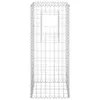 vidaXL Gabiónové stĺpy 2 ks 40x40x100 cm Železo Náhľad obrázku produktu 4
