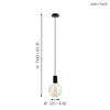 Lampa wisząca POZUETA 98661 Eglo Podgląd zdjęcia produktu 8
