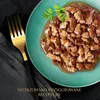A close-up of a plate of food with a fork. Náhled obrázku produktu