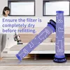 V7 V8 Filter für Dyson, 4er-Pack Ersatzfilter für Dyson V7 Produktbild-Vorschau 5