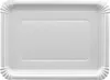 25 Teller, Pappe "pure" eckig 21,5 cm x 29 cm weiss Produktbild-Vorschau 3