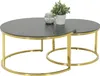 2er Set Couchtisch/Beistelltisch Joel - Rund - Sintered Produktbild-Vorschau 1