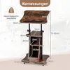 Pult mówcy COSTWAY z regulacją wysokości (72–112 cm) – pult Podgląd zdjęcia produktu 3