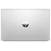 The back of a silver HP laptop with the HP logo in the center. Produktbild-Vorschau