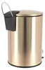 Tendance Mülleimer 3L gold 17 cm x 22,5 cm x 24 cm Metall Produktbild-Vorschau 4