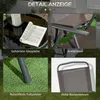Outsunny Set bistrot in metallo da 3 pezzi Set di mobili da Anteprima dell’immagine prodotto 7