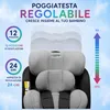 KidsZone Seggiolino Auto 0-36 kg Isofix Girevole 360° - Anteprima dell’immagine prodotto 3