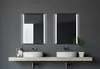 Badspiegel mit Beleuchtung Talos Lichtspiegel Black Shine Produktbild-Vorschau 1