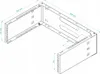 Staffa RACK 19'' 3U/4U 330mm Supporto a parete per il Anteprima dell’immagine prodotto 2