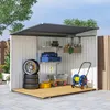 Outsunny kovový prístrešok 2,81m² 154x206,5x181 cm Náhľad obrázku produktu 10