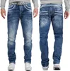 Cipo & Baxx Herren Regular Fit Jeans Stonewashed C1127 Blue Produktbild-Vorschau 6