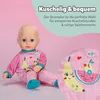 BABY born pinker Strampler mit blauen Details und Produktbild-Vorschau 3
