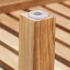Scaffale da bagno Relaxdays, noce, 3 ripiani, A x L x P: 81 Anteprima dell’immagine prodotto 7