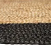 Mrcarpet tapis de jute rectangle naturel/anthracite Voir les images du produit 5