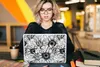 MuchoWow® Laptop Aufkleber Sticker Cover Blumen - Produktbild-Vorschau 5
