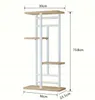 A product image showing a multi-tiered plant stand with dimensions indicated. Produktbild-Vorschau