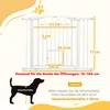 Barrière de sécurité PawHut 76-104 cm Barrière d'escalier Voir les images du produit 3