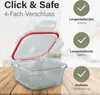 classbach® Frischhaltedosen Glas mit Deckel | 9er Set | für Produktbild-Vorschau 11