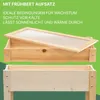 ITA Hochbeet mit Frühbeetaufsatz 80x37x78 cm - Pflanzkasten Produktbild-Vorschau 3