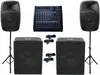 Das PA-SET 23 Powermixer Musikanlage DJ 2Wege Boxen USB Produktbild-Vorschau 1