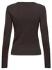 Only ONLRILEY O-NECK L/S TOP JRS NOOS Black Coffee S Produktbild-Vorschau 2