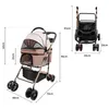 Hundewagen klappbar Transporttasche Hundebuggy bis 15kg Produktbild-Vorschau 6