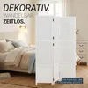 Homestyle4u, paravent, rozdeľovač priestoru, 3-dielny, Náhľad obrázku produktu 4