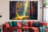MuchoWow® Poster Wald - Sonne - Natur - Herbst 180x120 cm - Produktbild-Vorschau 2