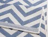 In- & Outdoor Wendeteppich Palma Blau Creme , Größe:160x230 Produktbild-Vorschau 14