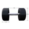 GORILLA SPORTS® Kurzhanteln - Einzeln, 25 kg, Gummi, Produktbild-Vorschau 4