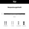 TOJ Living Wandgarderobe - 45CM - 6 Haken - Garderobenhaken Produktbild-Vorschau 4