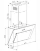PKM Schräghaube S13-60BBPH, Abluft und Umluft, 67 Watt, Produktbild-Vorschau 5