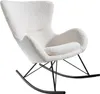 Design Schaukelstuhl SCANDINAVIA SWING weiß Bouclé Sessel Produktbild-Vorschau 11
