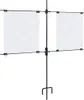 vidaXL Stojan na terče se střeleckými papíry 78x76 cm Ocel Náhled obrázku produktu 2