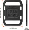 VEVOR Ruck-Gewichte Gusseisen 2 x 4,5 kg Ruck-Platten, Produktbild-Vorschau 8