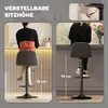 Lot de 2 tabourets de bar HOMCOM, revêtement en similicuir, Voir les images du produit 4
