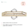 Need Sleep montessori letto basso per bambini  140x200 cm Anteprima dell’immagine prodotto 5