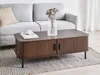BELIANI Couchtisch Dunkelbraun MDF-Platte mit 2 Produktbild-Vorschau 2
