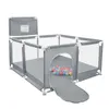 Baby Laufgitter 126*126cm Laufstall Absperrgitter mit 50 Produktbild-Vorschau 1