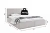 Interbeds Polsterbett 120x200 Bett Doppelbett mit Stauraum Produktbild-Vorschau 7