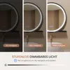 Rund Badspiegel mit Beleuchtung, 60 cm LED-Badzimmerspiegel Produktbild-Vorschau 4