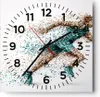 Wanduhr - Quadrat - Glasuhr - Athlet sprinter sport läufer Produktbild-Vorschau 1