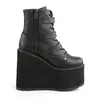 SWING-103 Damen Booties von DemoniaCult, Schwarz EU 38, US Produktbild-Vorschau 5