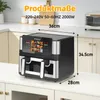 Heißluftfritteuse 9L-905 Doppelkammer Airfryer 2000W mit Produktbild-Vorschau 4
