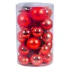 30 pcs. boules de Noël / boules de Noël rouge Ø 4/5/6/7cm Voir les images du produit 2