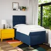 Boxspringbett mit Matratze Blau 90x200 cm Stoff Produktbild-Vorschau 5